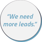 We need more leads