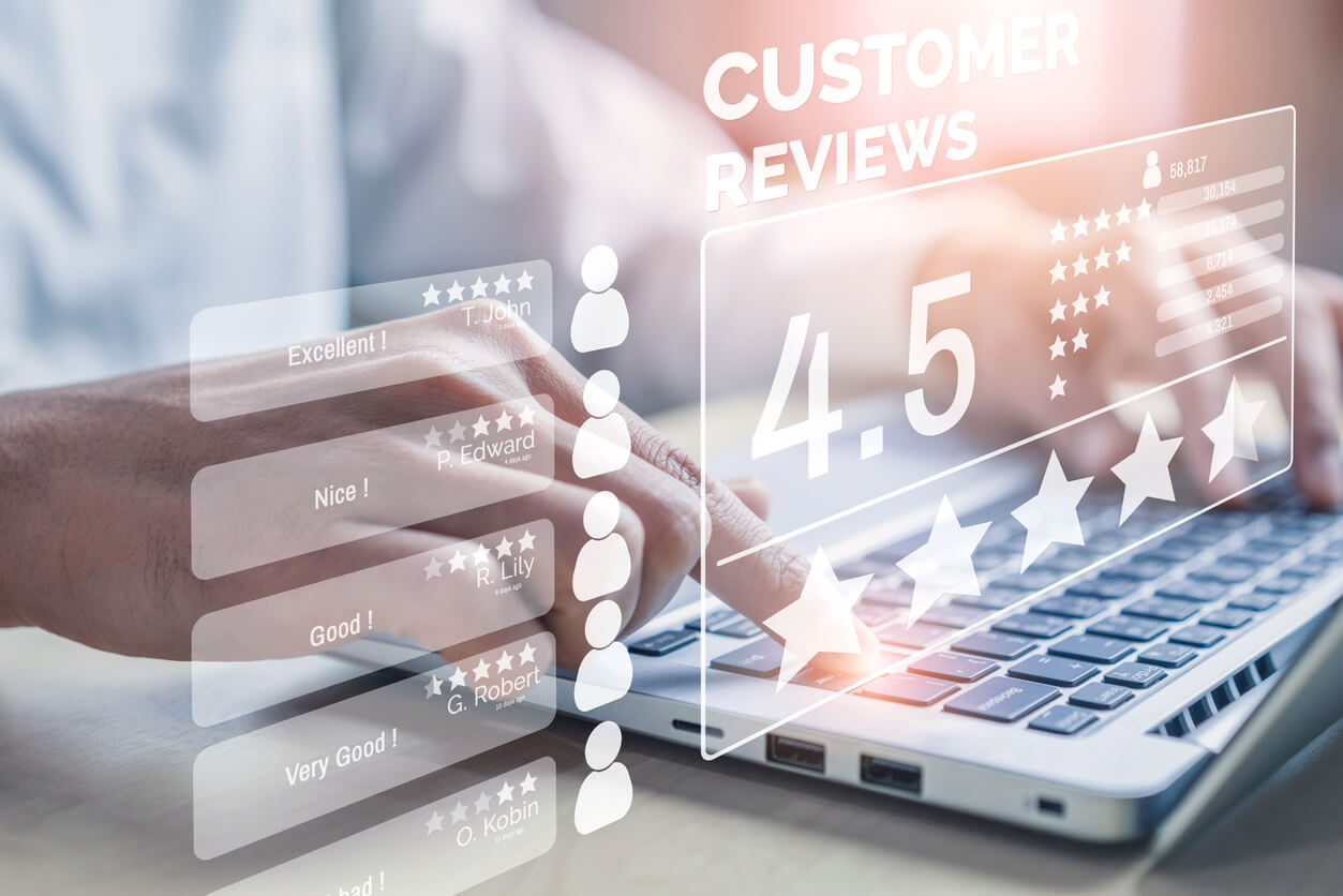 online reputation with customer reviews